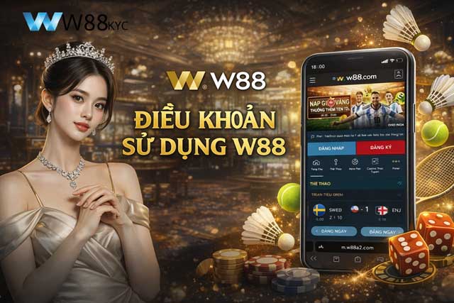 Bản điều khoản sử dụng chính thức tại hệ thống nhà cái W88 LishMan